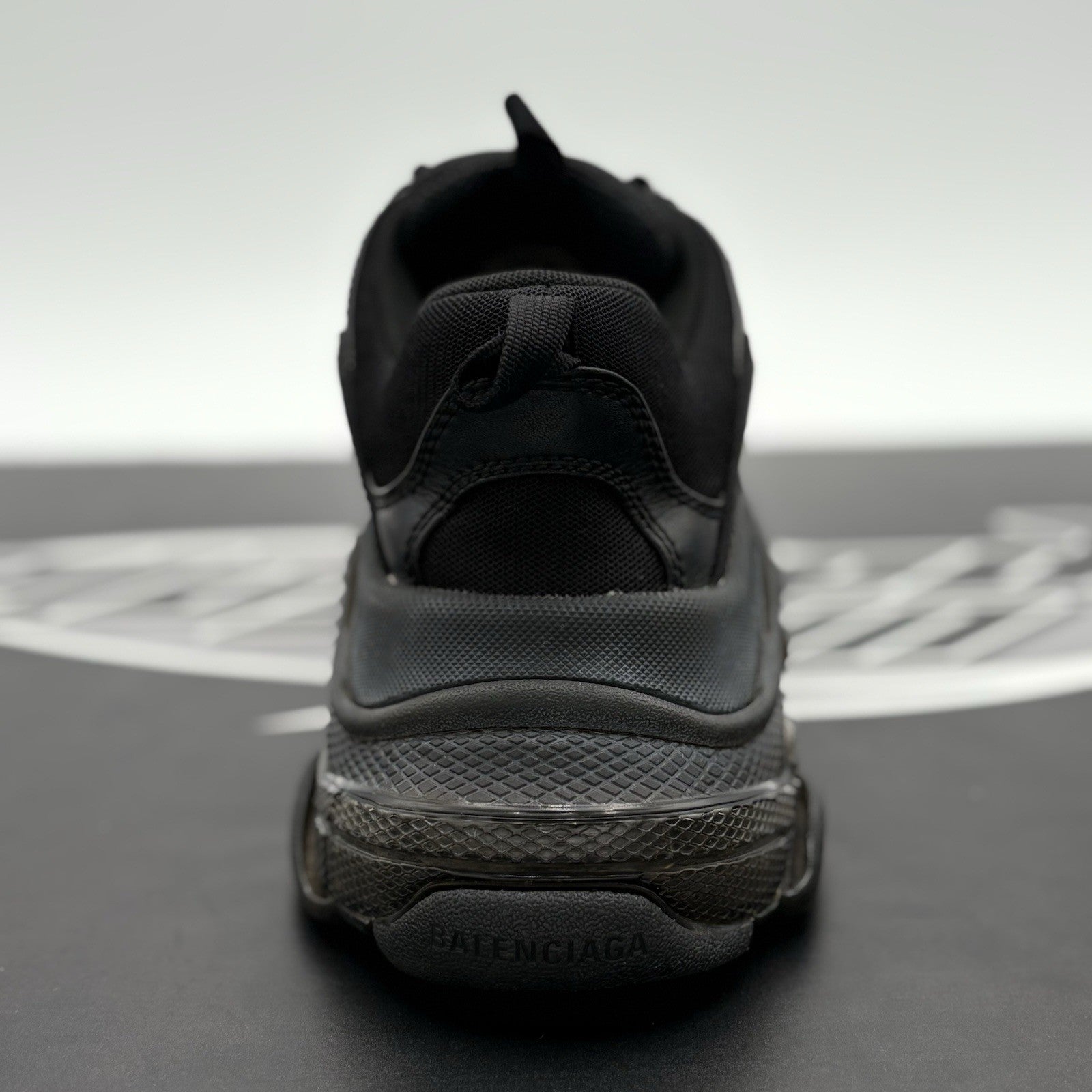 Size 41 (8 US) - Balenciaga Triple S Clear Sole ' Black ' | SUPER CLEAN!