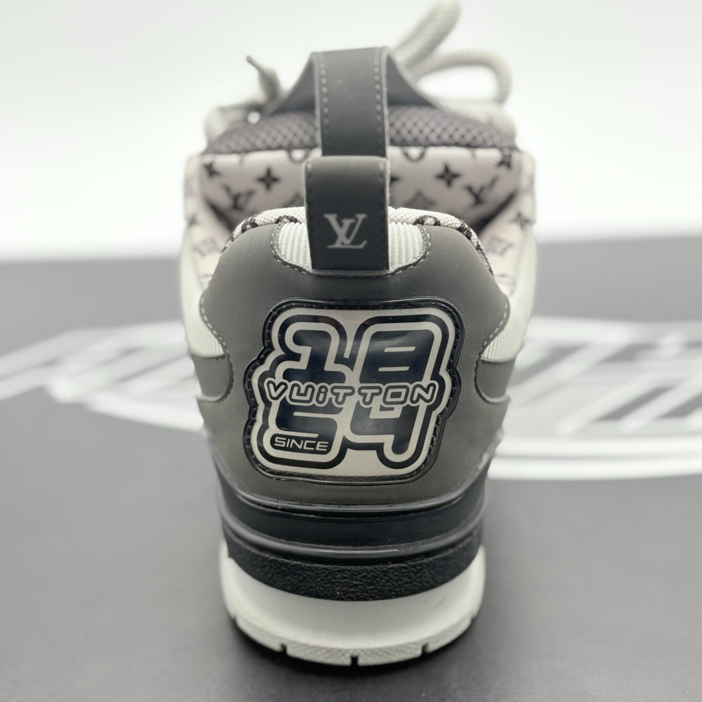 Size 8 LV (9-9.5 US) Louis Vuitton Skate ' Black Grey White ' | SUPER CLEAN!