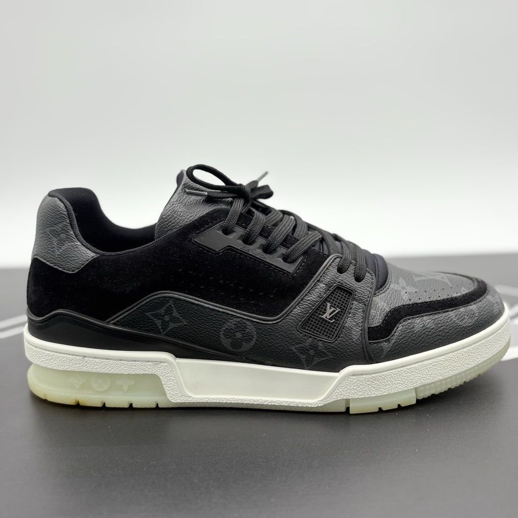 Size 8 LV (9-9.5 US) Louis Vuitton Trainer ' Black Monogram ' | GREAT CONDITION!
