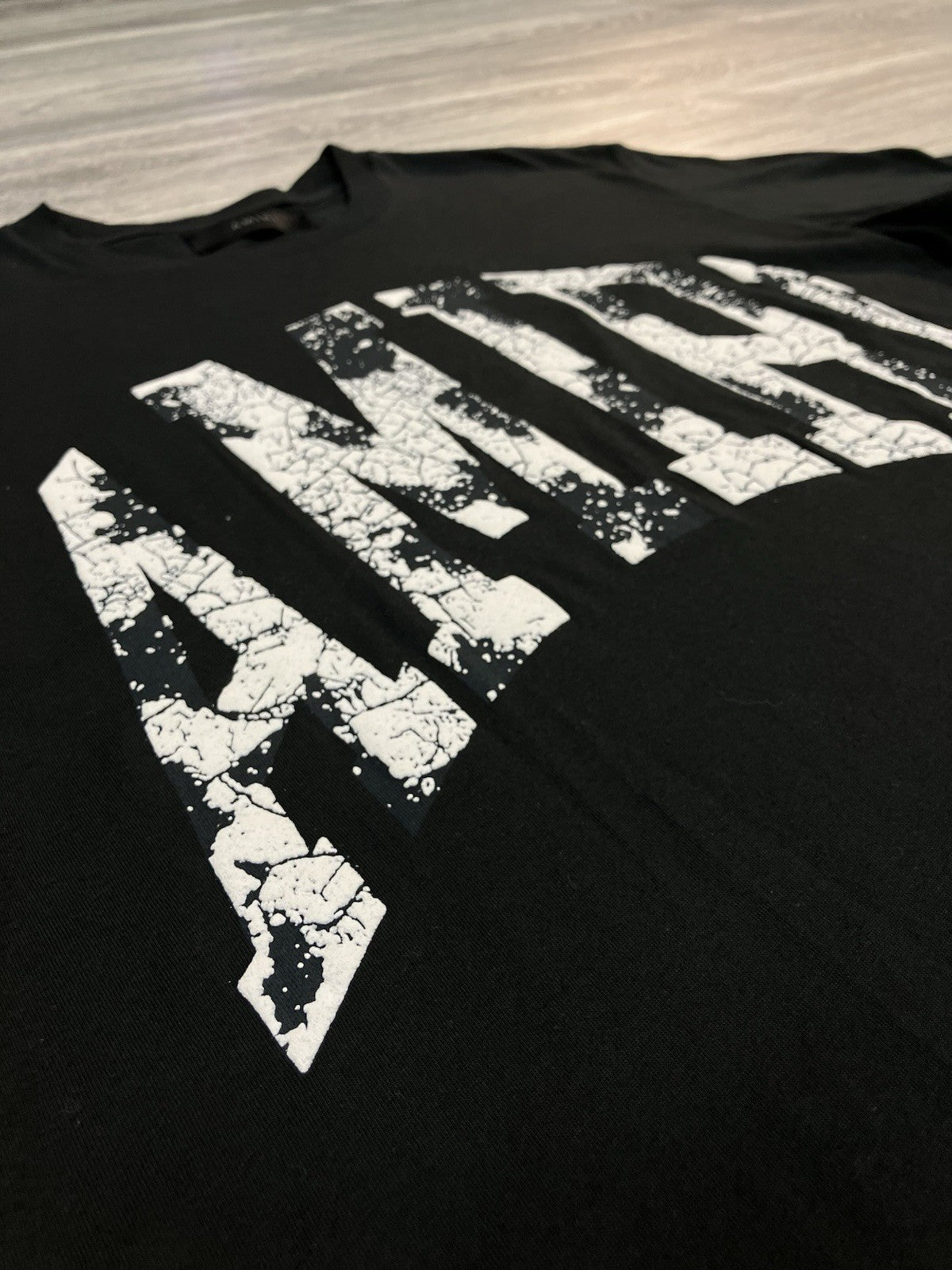 Size Small - Amiri Collegiate Logo Tee ' Black ' | GOOD CONDITION!