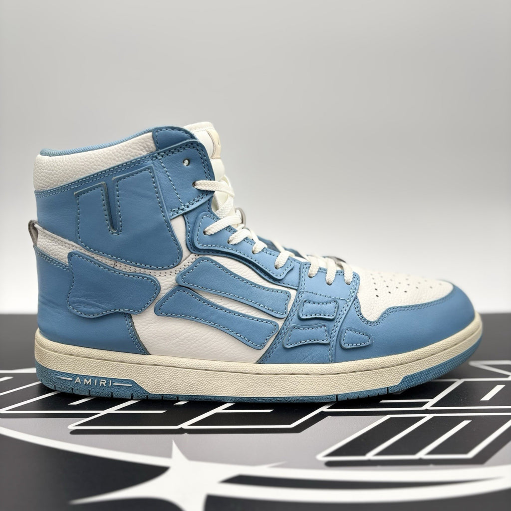Size 46 (13 US) - Amiri Skel High Top ' Powder Blue White ' | GOOD CONDITION!