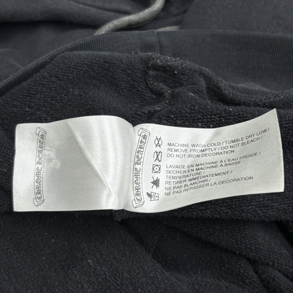 Size S - Chrome Hearts T Logo FU Shoulder Hoodie ' Black '