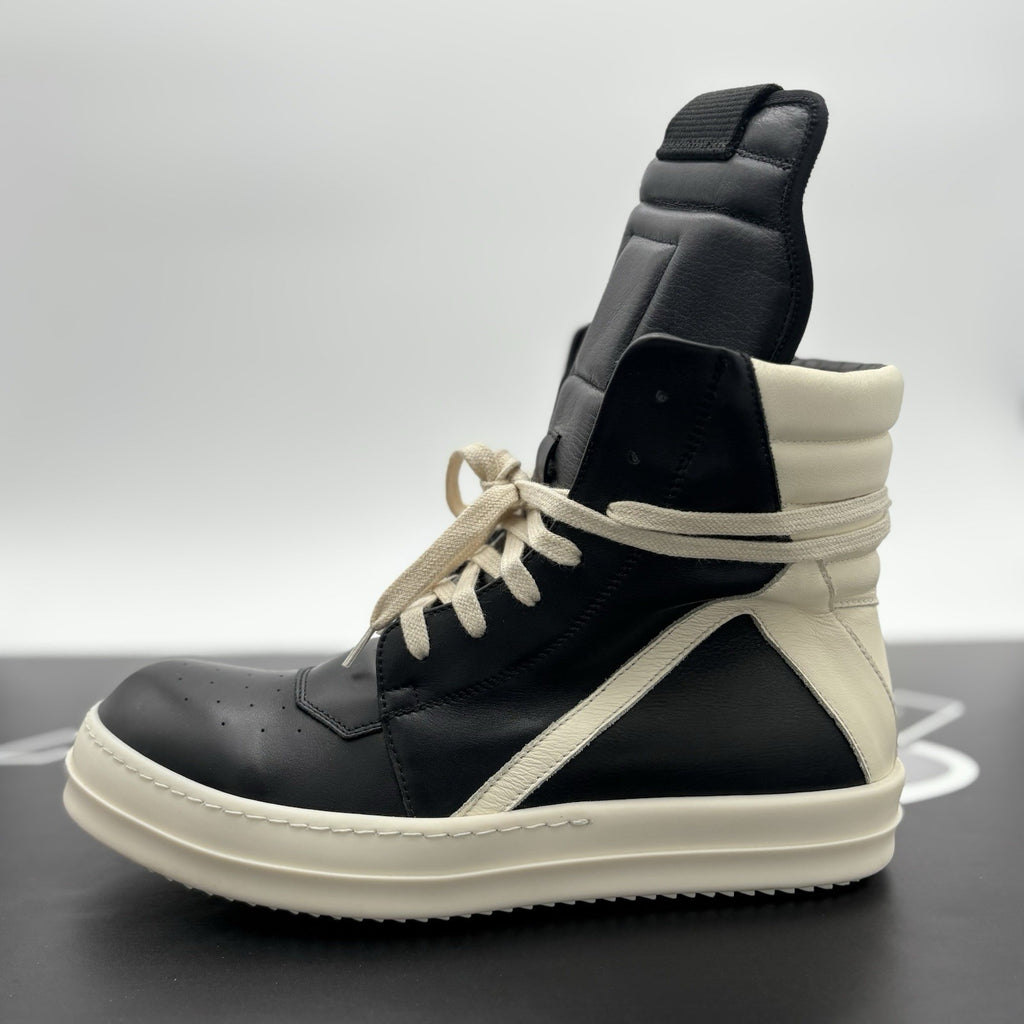 Size 41 (8 US) Rick Owens Geobasket Leather High Top | SUPER CLEAN!