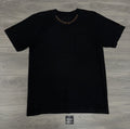 Size Large - Chrome Hearts Collar Print T-Shirt ' Black Brown ' | SUPER CLEAN!