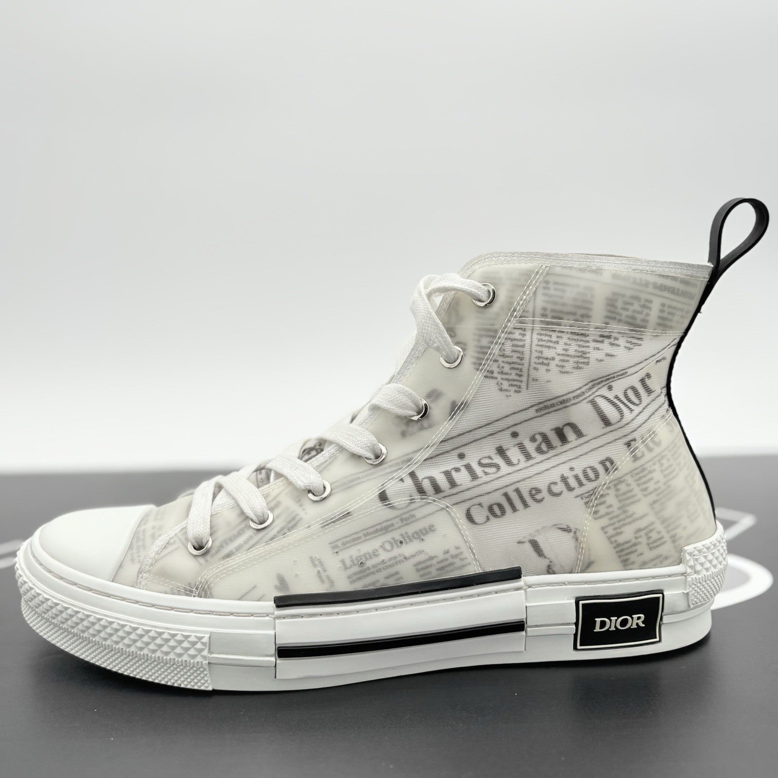 Size 45 (12 US) - Dior B23 High ' Newsprint ' | SUPER CLEAN!