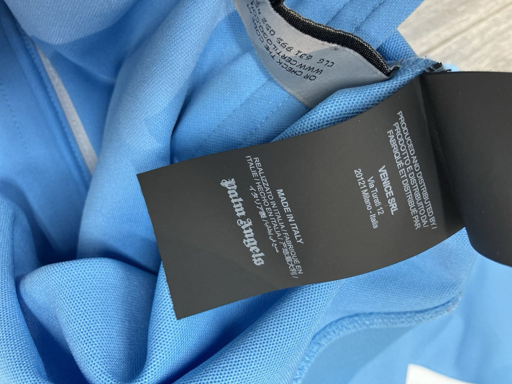 Size Large - Palm Angels Classic Track Jacket ' Light Blue ' | EXCELLENT COND!