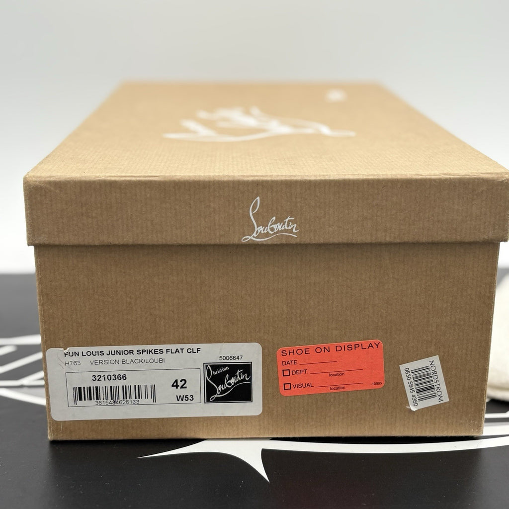 Size 41 (8 US) Christian Louboutin Louis Junior Spikes Camouflage Print | GOOD
