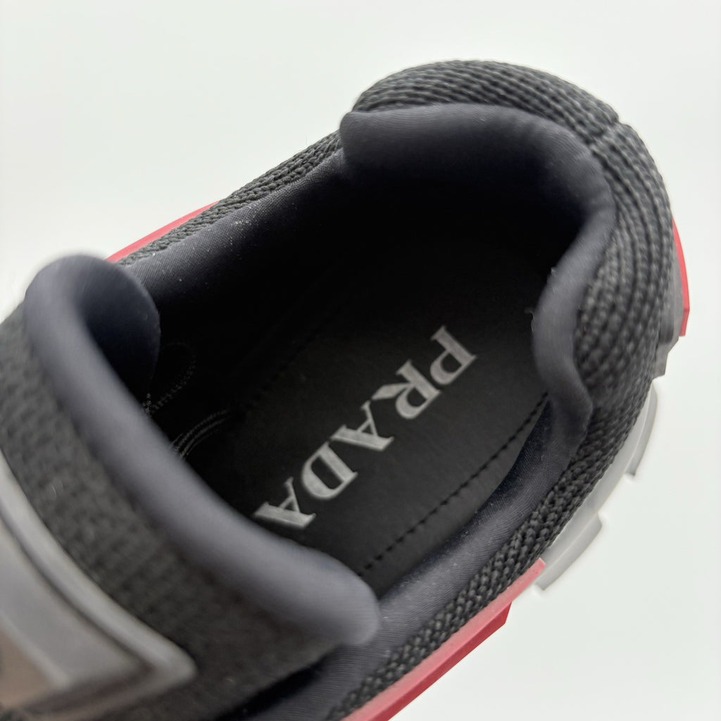 Size 7 UK (8 US) - Prada Cloudbust Thunder ' Red Black ' | SUPER CLEAN!