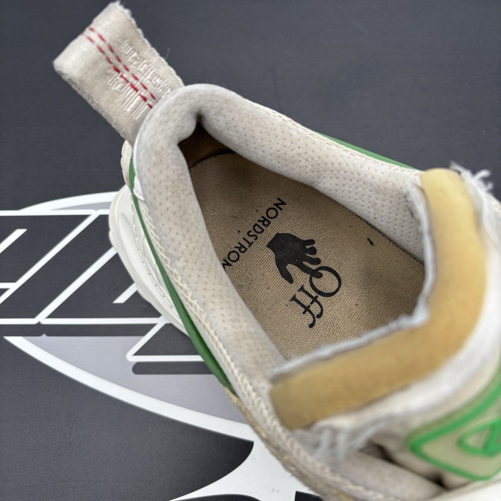 Size 43 (10 US) Off-White Odsy-1000 ' White, Beige, Green ' | GREAT CONDITION!