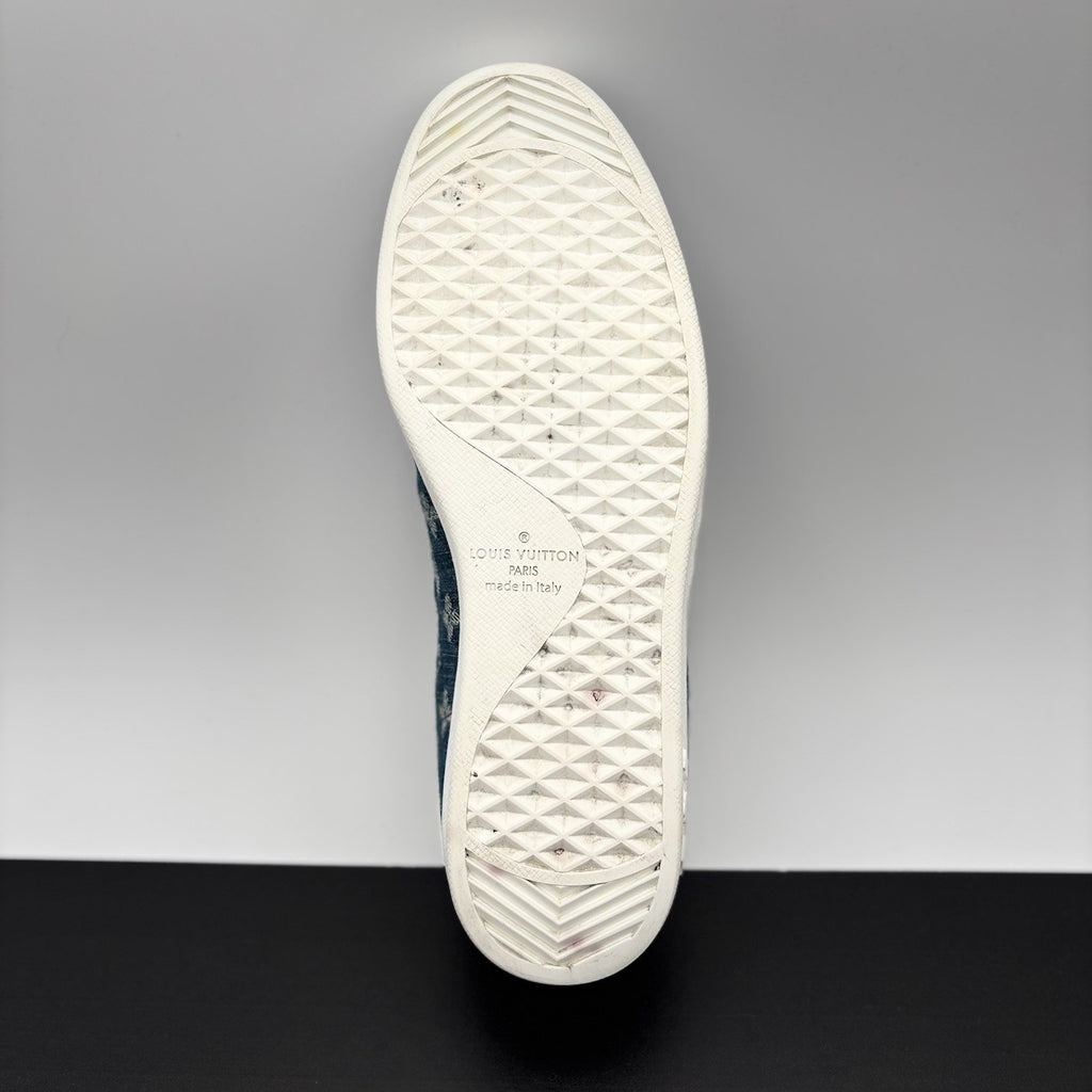 Size 11 LV (12-12.5 US) - Louis Vuitton Luxembourg ‘ Denim Monogram ‘ | GOOD!