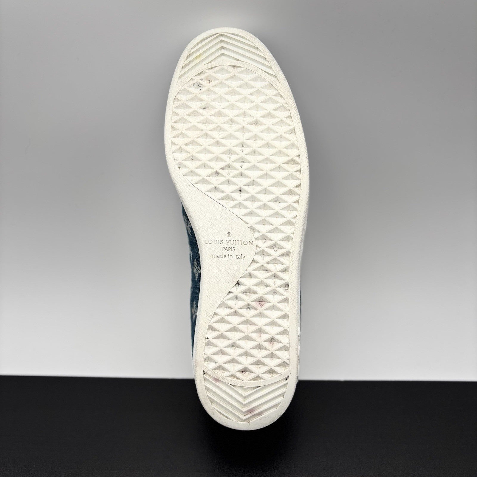 Size 11 LV (12-12.5 US) - Louis Vuitton Luxembourg ‘ Denim Monogram ‘ | GOOD!