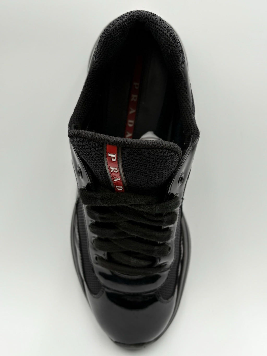 Size 7 UK (8 US) Prada Americas Cup ' Black ' | GOOD CONDITION!