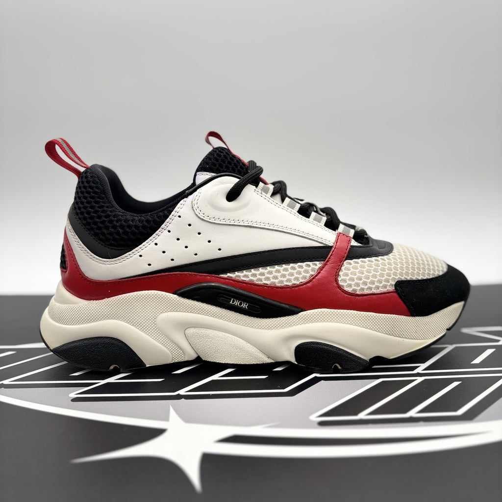 Size 42 (9 US) - Dior B22 Sneaker ' White, Red ' | GOOD CONDITION!