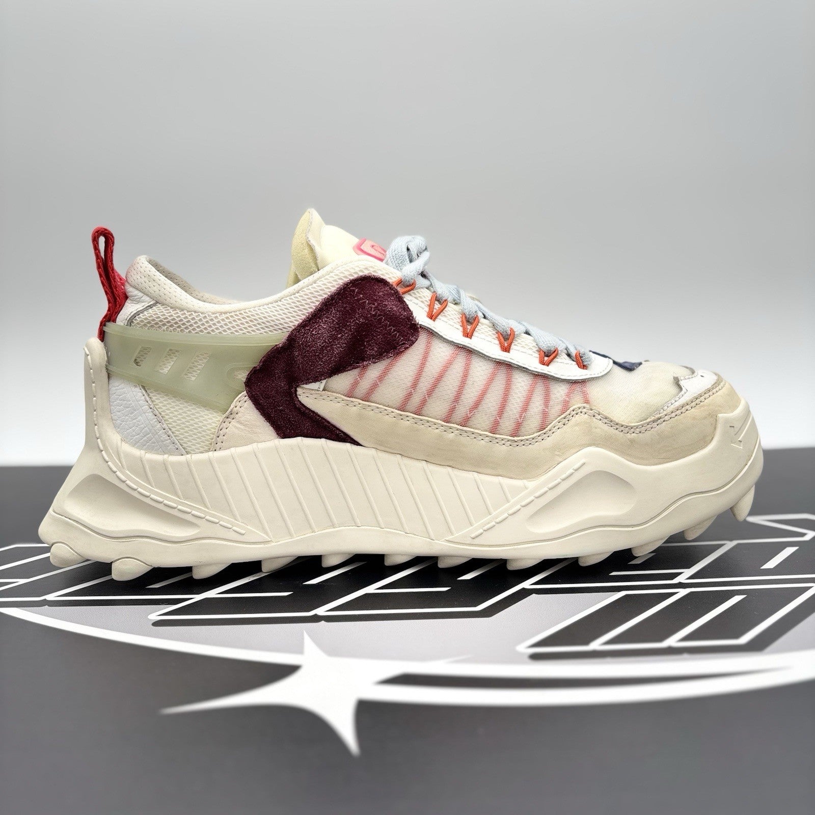 Size 43 (10 US) Off-White Odsy-1000 ' White Multi ' | GREAT CONDITION!