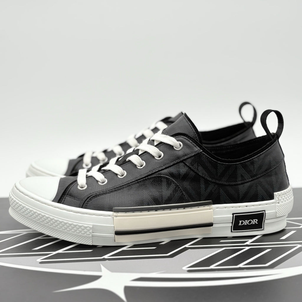Size 45 (12 US) - Dior B23 Low ' Black Canvas ' | SUPER CLEAN!