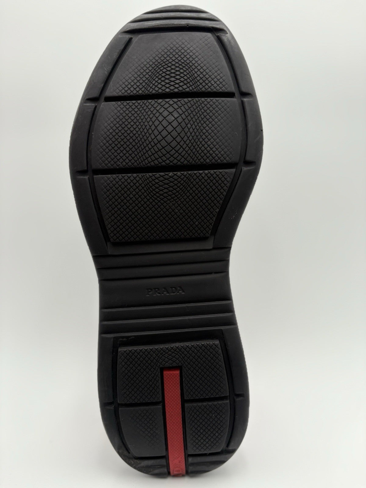 Size 9.5 UK (10.5 US) Prada Americas Cup ' Navy Red ' | GOOD CONDITION!