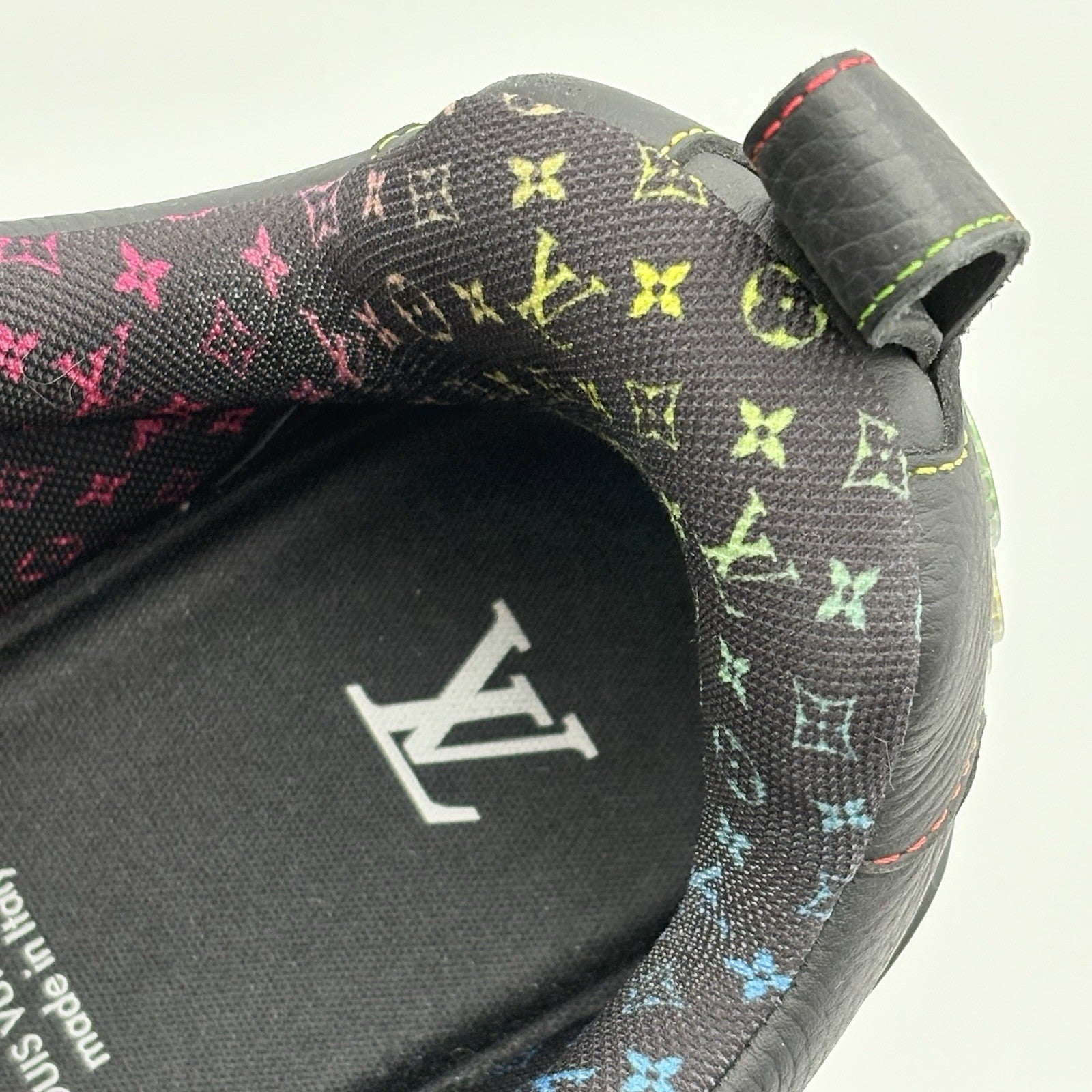 Size 9 LV (10-10.5 US) - Louis Vuitton Skate ' Black Multicolor ' | SUPER CLEAN!