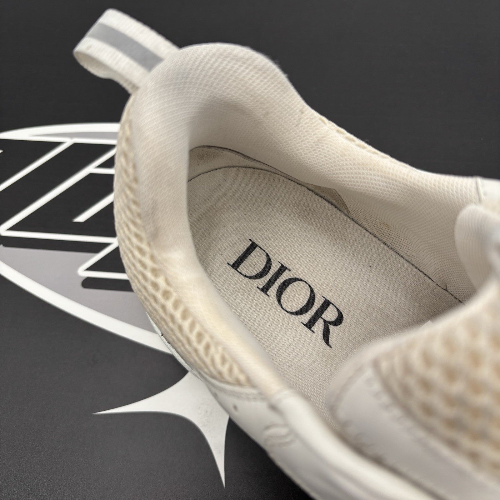 Size 44 (11 US) - Dior B22 Sneaker ' White, Beige ' | GREAT CONDITION!