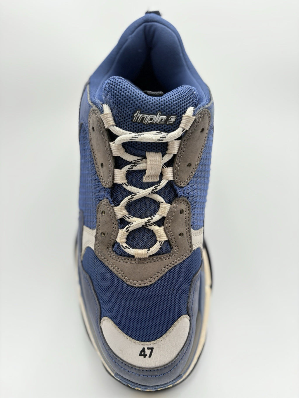 Size 47 (14 US) - Balenciaga Triple S ' Cool Blue Grey '