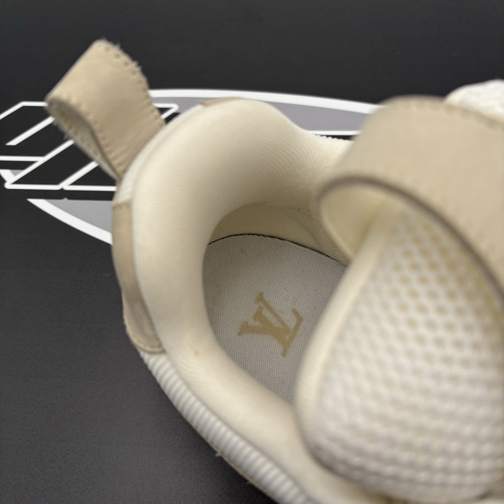 Size 7 LV (8-8.5 US) - Louis Vuitton Skate ' Beige White ' | EXCELLENT COND!