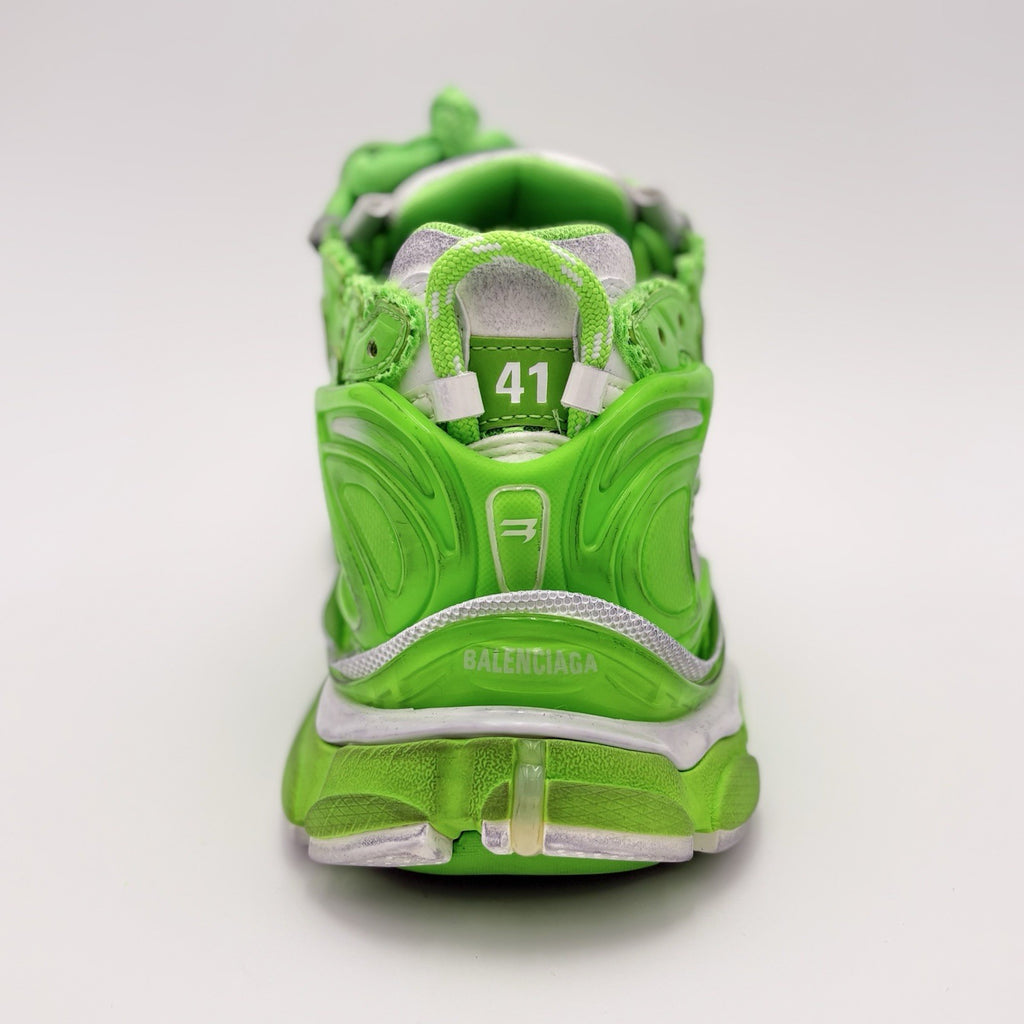 Size 41 (US 8) - Balenciaga Runner ' Fluo Green White ' | BRAND NEW!