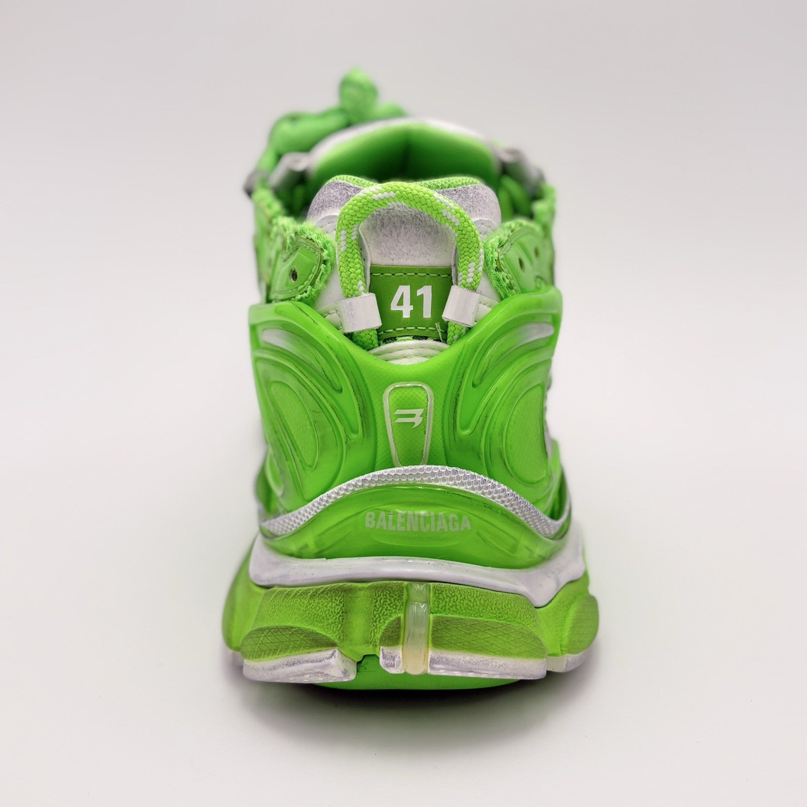 Size 41 (US 8) - Balenciaga Runner ' Fluo Green White ' | BRAND NEW!