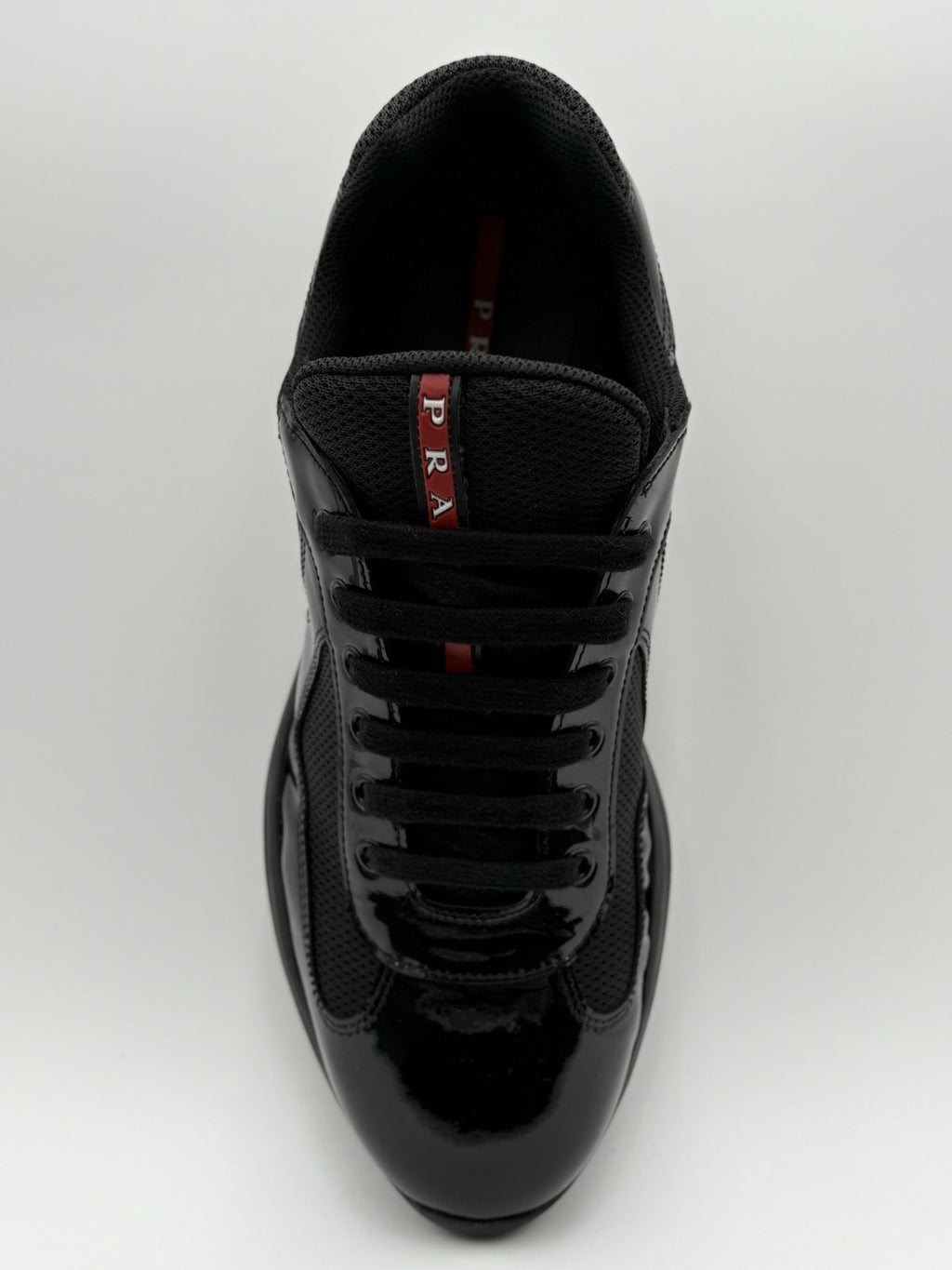 Size 10.5 UK (11.5 US) Prada Americas Cup ' Black ' | SUPER CLEAN!