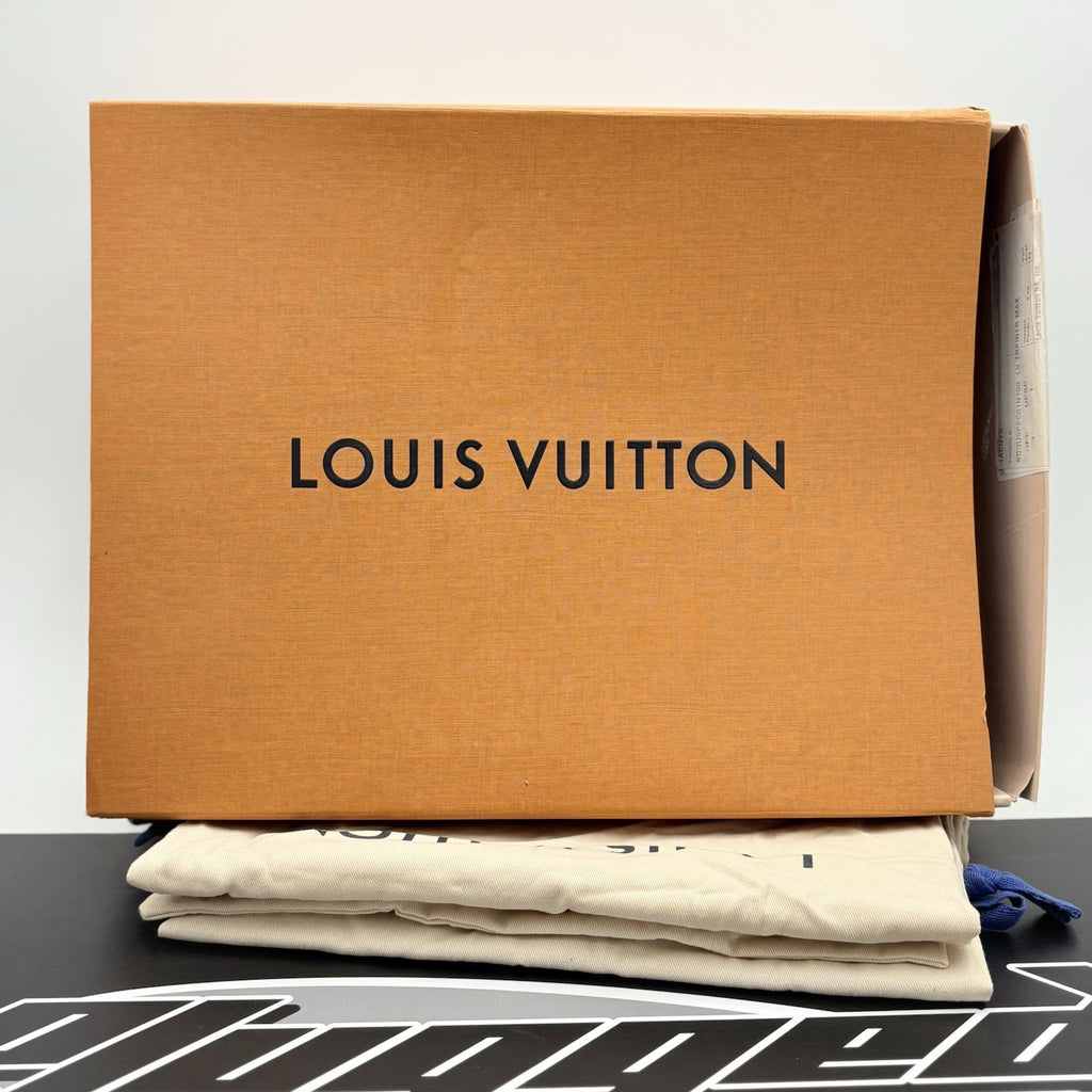 Size 10 LV (11-11.5 US) - Louis Vuitton Maxi Trainer ' White ' | WORN ONCE!