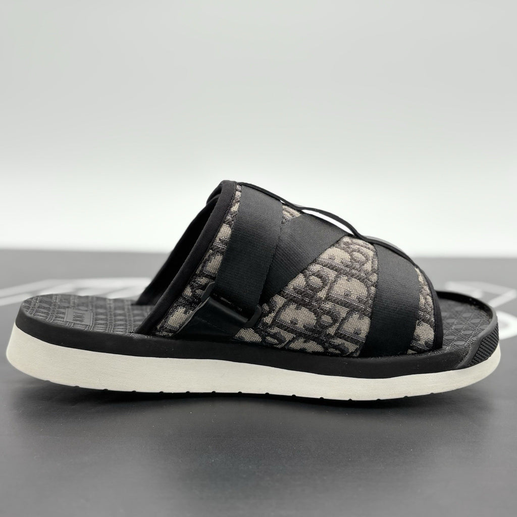 Size 42 (9 US) - Dior Alpha Oblique Sandal Slides ' Beige ' | GOOD CONDITION!