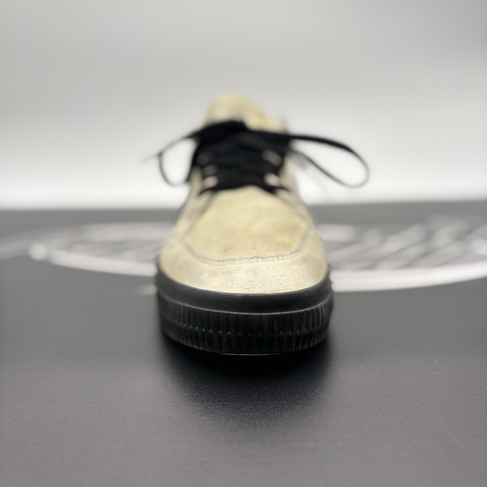 Size 41 (8 US) Off-White Vulc Sneaker ' Canvas White, Black ' | GOOD CONDITION!