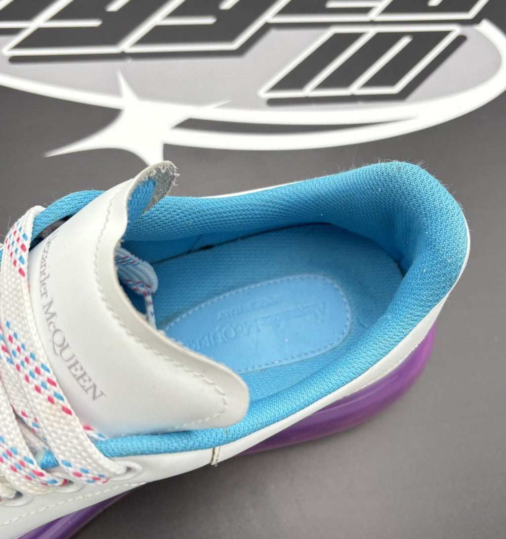 Size 42 (9 US) Alexander McQueen ' Transparent Sole White Purple ' | GREAT COND!