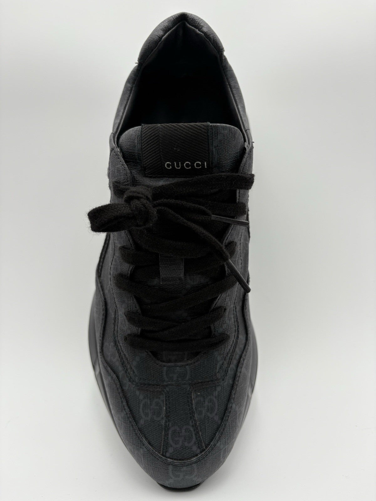 Size 8.5 G (9 US) - Gucci Rhyton ' Monogram Black ' | ONLY WORN 1-3x !