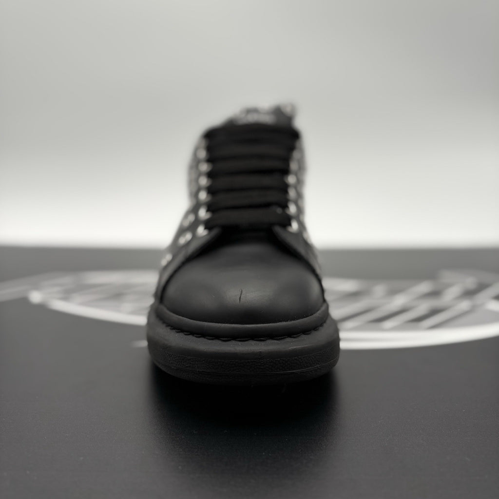 Size 43.5 (10.5 US) Alexander McQueen ' Black Silver Eyelets ' | GREAT COND!