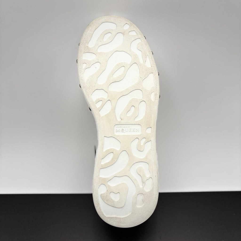 Size 44 (11 US) - Alexander McQueen Front Studded  ' White, Black ' | GREAT!
