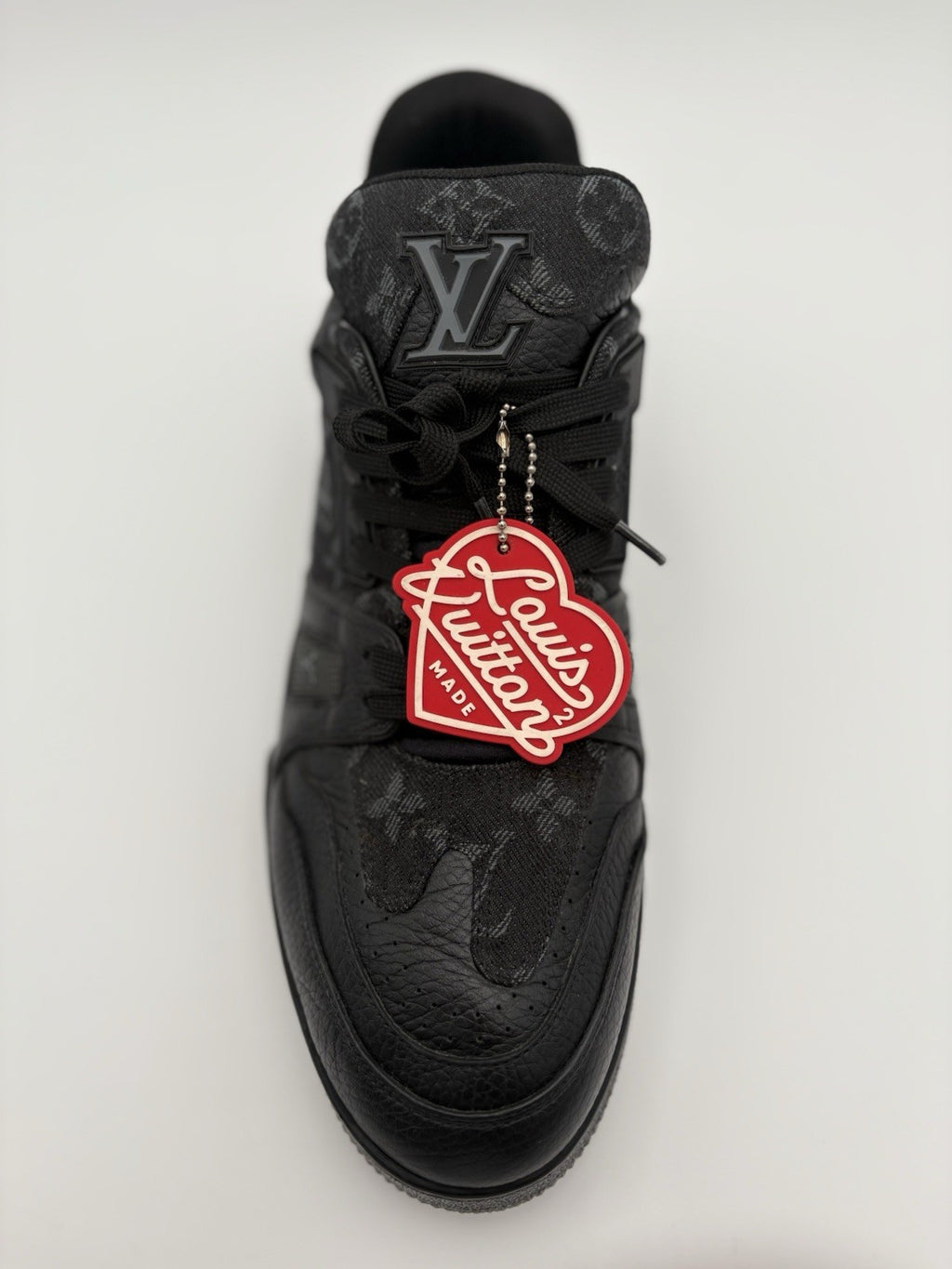 Size 9 LV (10-10.5 US) Louis Vuitton Trainer X Nigo ' Black Denim ' | CLEAN!