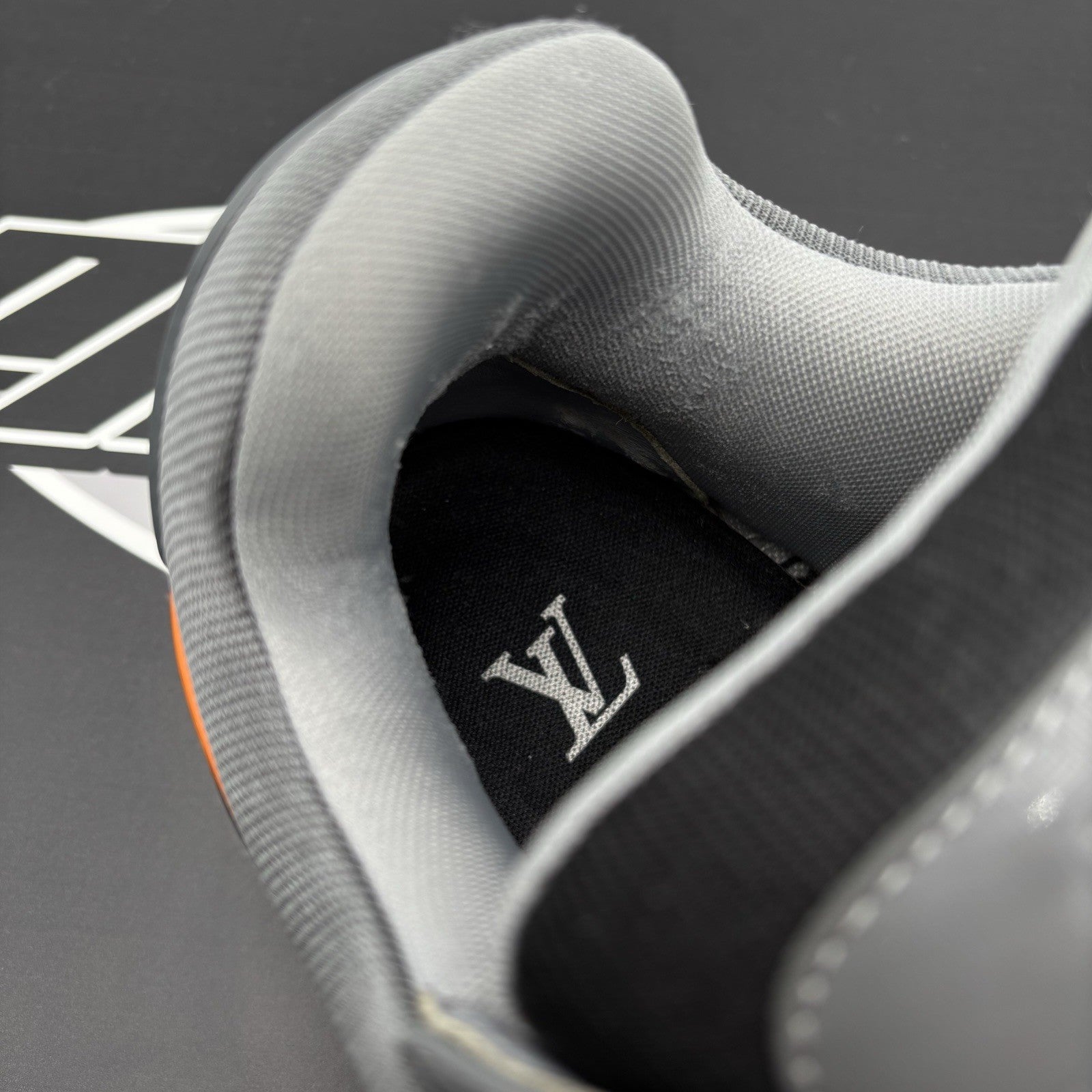 Size 10 LV (11-11.5 US) - Louis Vuitton Maxi ' Black, Orange ' | SUPER CLEAN!