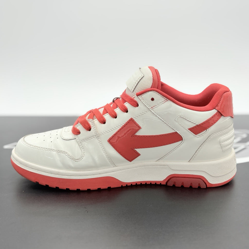 Size 42 (9 US) Off White Out of Office Patent Leather ' White Red ' | GREAT COND