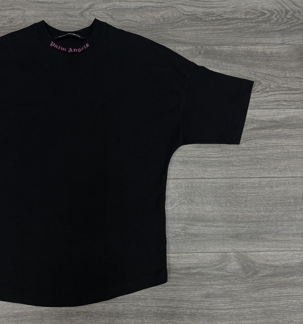 Size Large - Palm Angels Logo Tee ' Pink Fuchsia ' | GOOD CONDITION!
