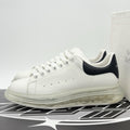 Size 44 (11 US) Alexander McQueen Clear Sole ' Black White ' | GOOD CONDITION!