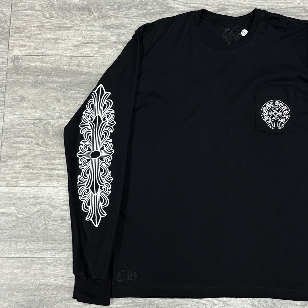 Size XXL - Chrome Hearts Los Angeles Exclusive Long Sleeve ' Black ' | NEW!