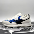 Size 9.5 LV (10-10.5 US) Louis Vuitton Run Away Sneaker ' White, Blue ' | GREAT!