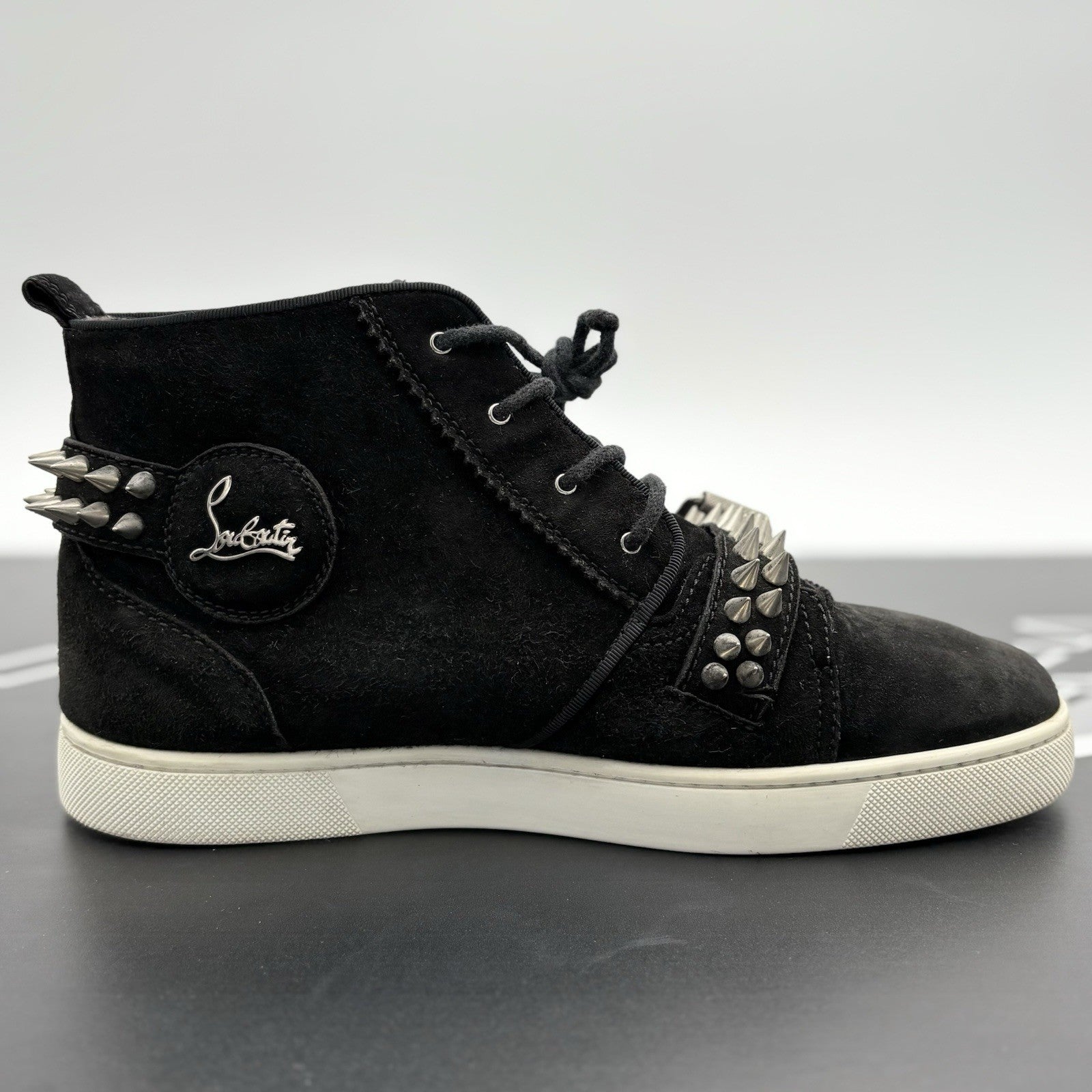 Size 41 (8 US) - Christian Louboutin High ' Nono Strap Spikes ' | GOOD CONDITION