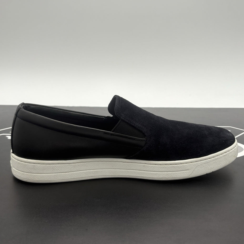 Size 6.5 UK (7.5 US) - Prada Suede Loafer ' Navy ' | GOOD CONDITION!