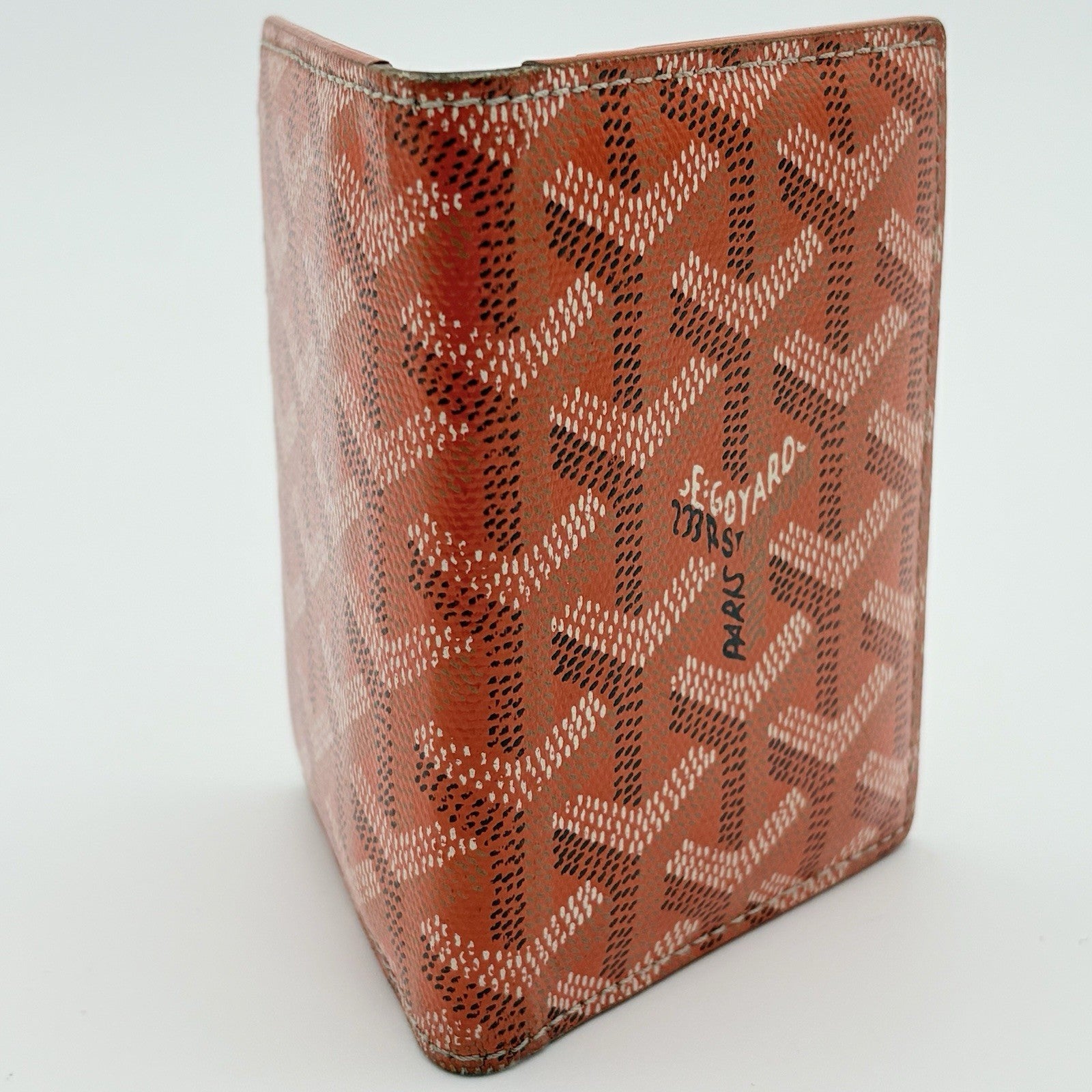 Goyard Saint Marc Card Holder Wallet ' Orange ' | 100% AUTHENTIC!