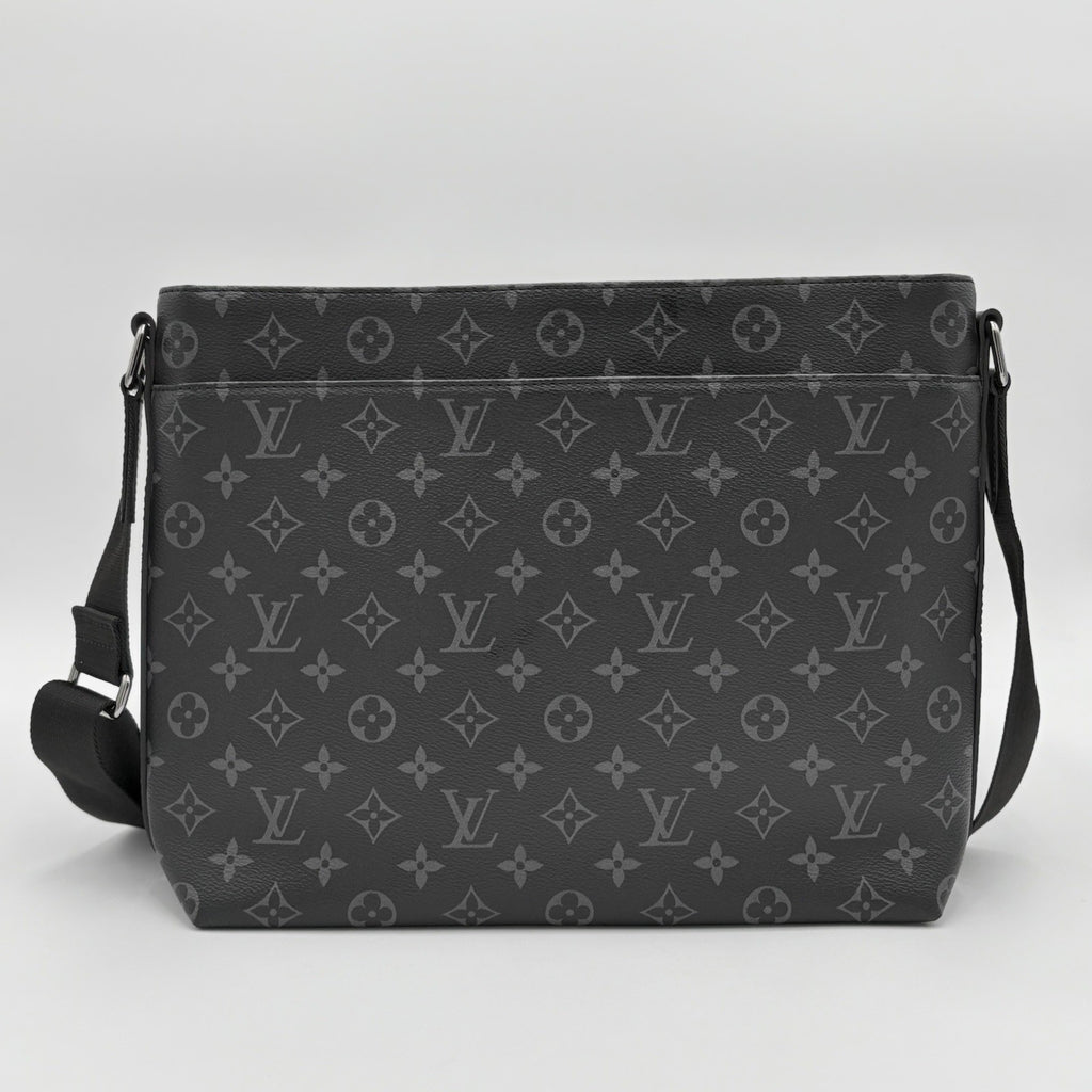 Louis Vuitton District Monogram Eclipse Messenger Bag ' Black ' | SUPER CLEAN!