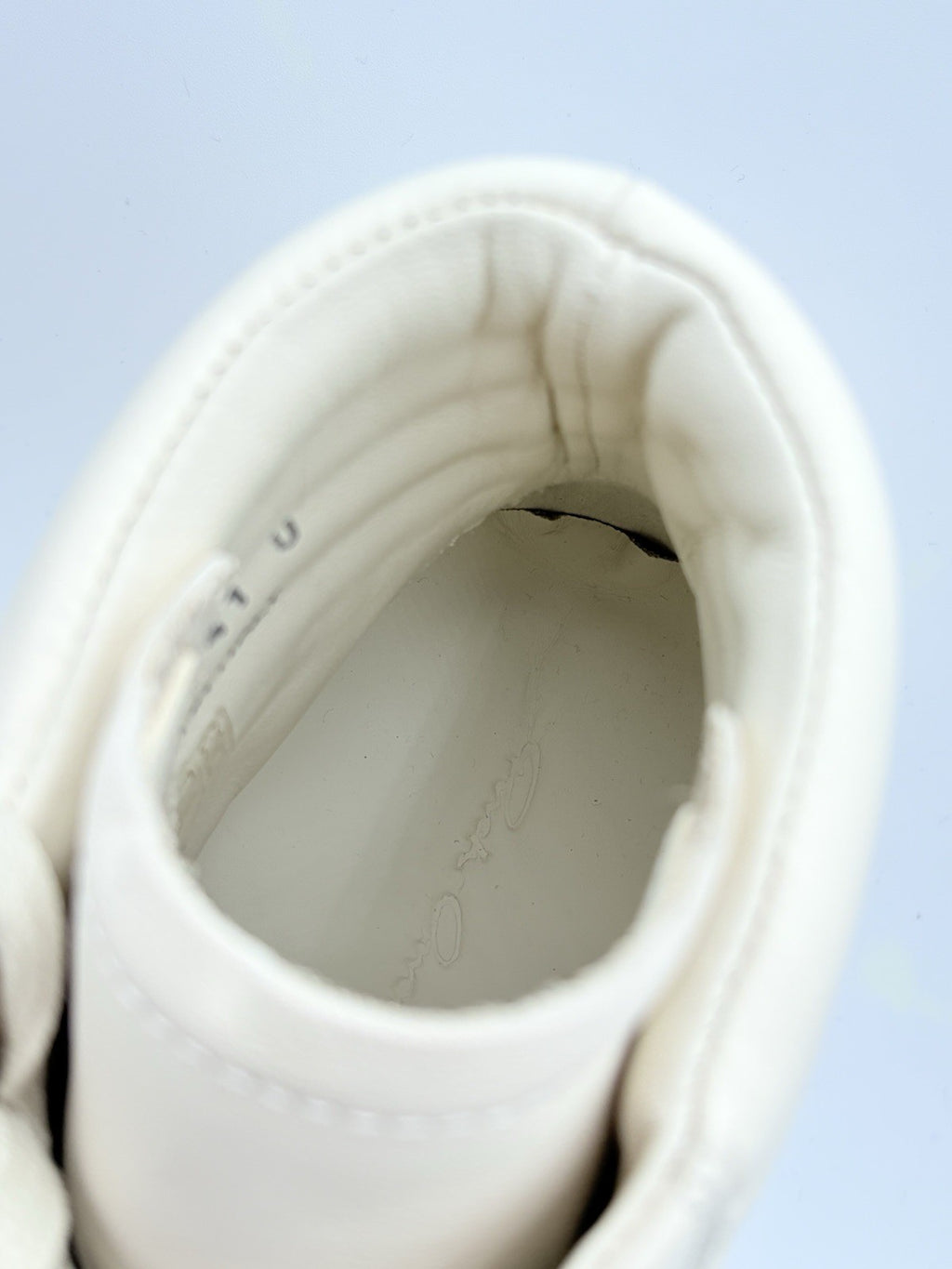 Size 41 (8 US) Rick Owens Hollywood Vintage Leather High ' Off White ' | NEW!