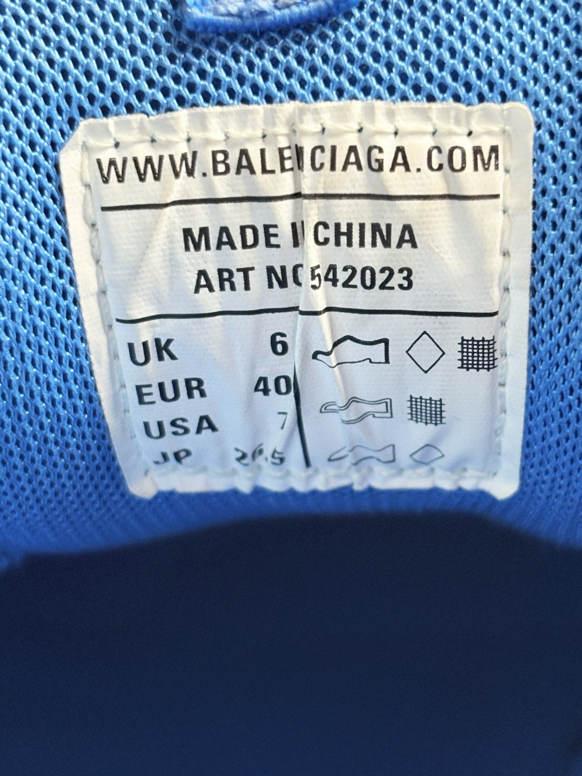 Size 40 (7 US) - Balenciaga Track Sneaker ' Grey Blue ' | SUPER CLEAN!