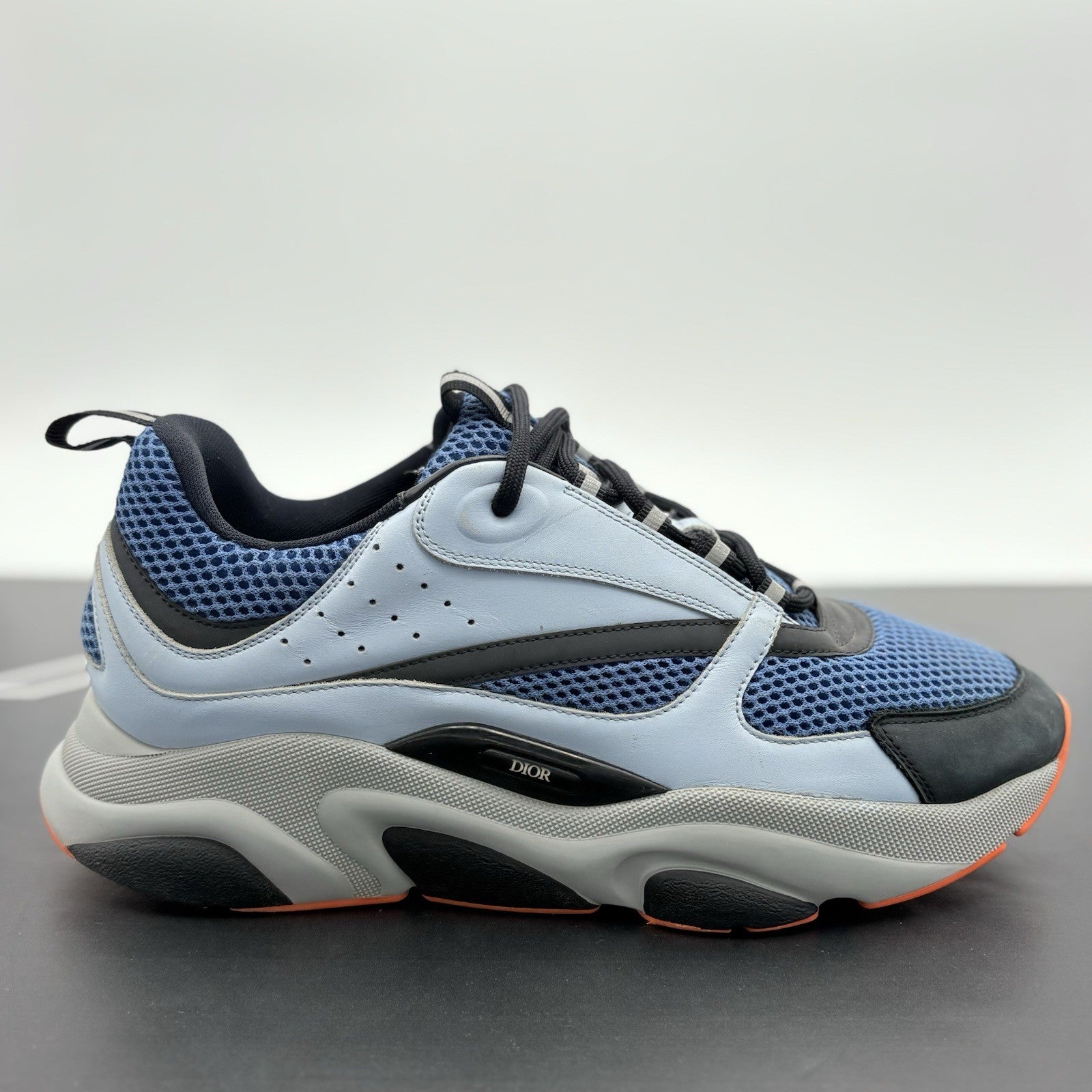 Size 45 (12 US) Dior B22 Sneaker ' Light Blue Orange ' | GOOD CONDITION!