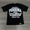 Size M - That’s A Awful Lot Of Cough Syrup X Persona T-Shirt ' Black ' | NEW!