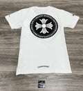 Size Small - Chrome Hearts Plus Cross Short Sleeve T-Shirt ' White ' | GOOD COND